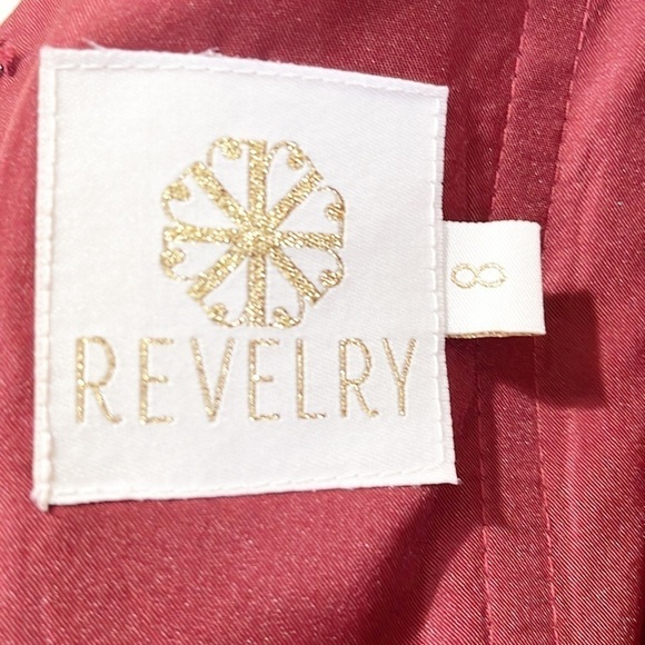 Reverly Kennedy Chiffon Bridesmaid Dress Size 8 - Picture 11 of 16